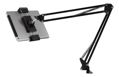 DELTACO ARM-278 Universal holder for smartphones and tablets - C-clamp - 360° rotation - Black