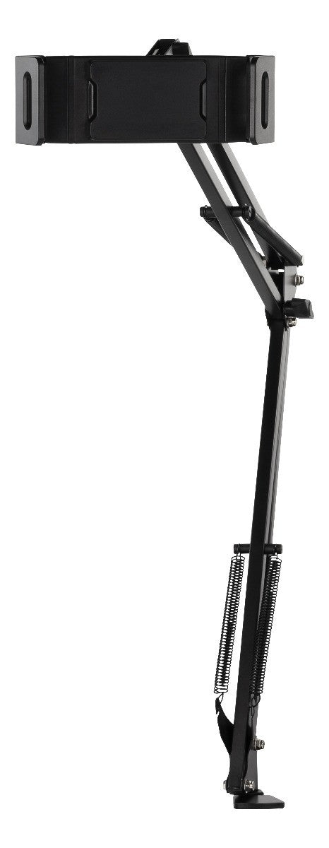 DELTACO ARM-278 Universal holder for smartphones and tablets - C-clamp - 360° rotation - Black