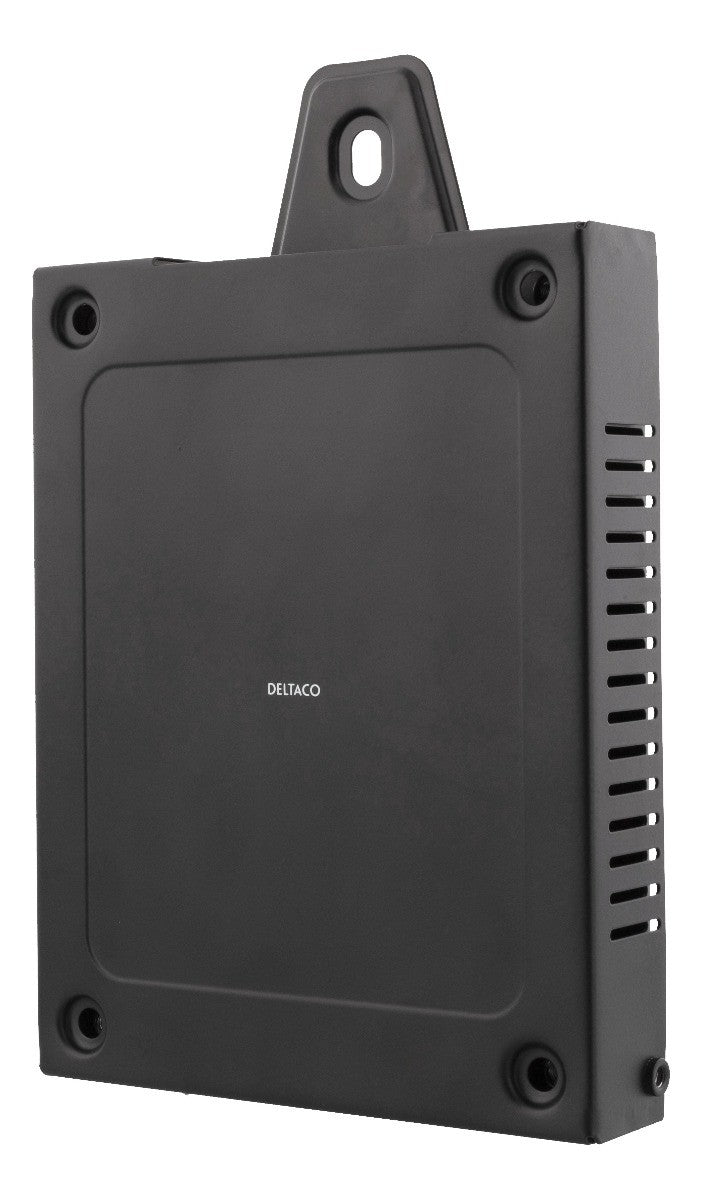 DELTACO ARM-535 Universal anti-theft protection set for media boxes - Mounting kit - Steel - Black