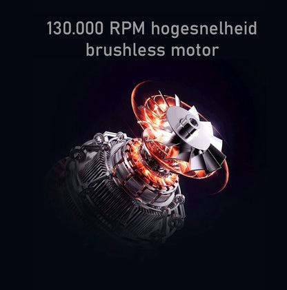 Delmark Turbo Fan - 130.000 RPM - Luchtpistool en stofzuiger in 1 - 300g stuwkracht - 5000mAh Accu