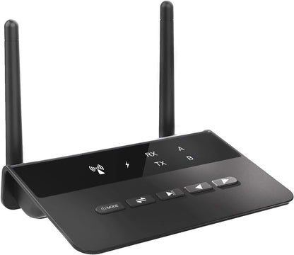 NÖRDIC BT19 Bluetooth 5.2 Ontvanger - DAC - Bluetooth Zender - Draadloos - 3,5 mm, AUX RCA - Qualcomm aptX HD