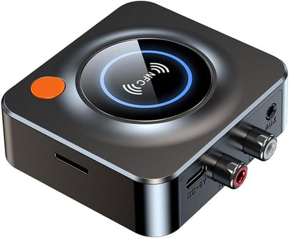 NÖRDIC BT20 Bluetooth Receiver - BT 5.1 - NFC - 3.5mm AUX/RCA - TF card - Black