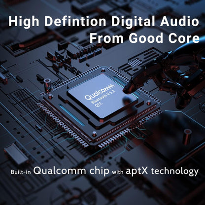 NÖRDIC BT8 Bluetooth 5.2 USB-A adapter - Qualcomm 5.2 - Duallink - 24bit  - 96Khz - Zwart