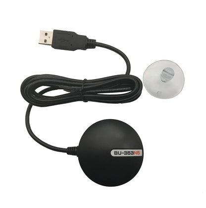 GlobalSat BU-353N5, High Precision GPS Receiver, USB Connection, Magnetic Mount, Waterproof