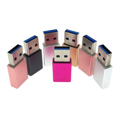 NÖRDIC C-OTG USB-C naar USB-A 3.1  adapter - Zwart