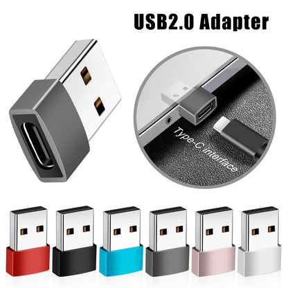 NÖRDIC C-OTG1 USB-C to OTG USB-A mini adapter - Gray