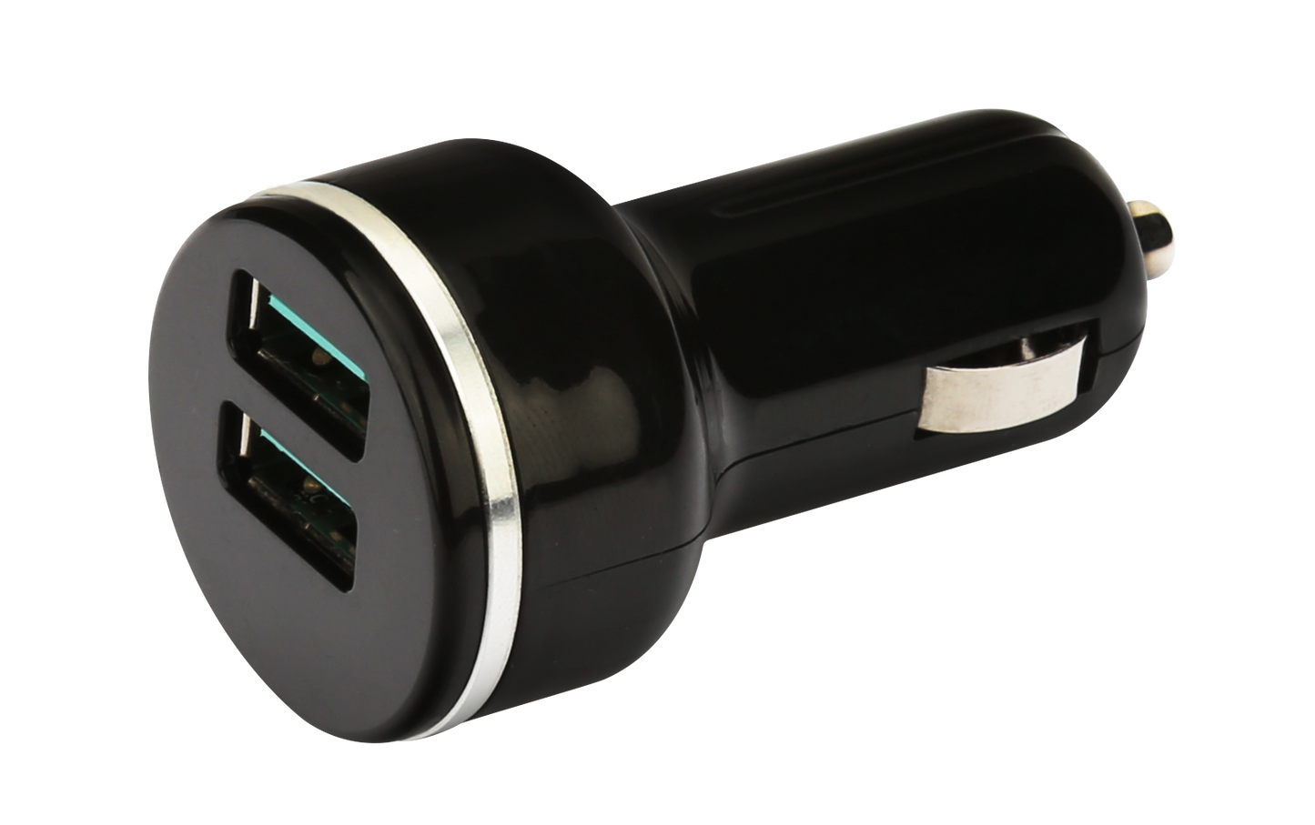 NÖRDIC CARC-N1007 Fast Car Charger 18W with 2x USB Quick Charger 3.0, black