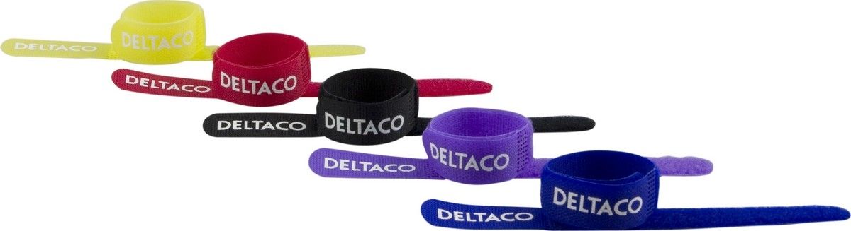 DELTACO CM03, Synthetic Multi-color cable tie