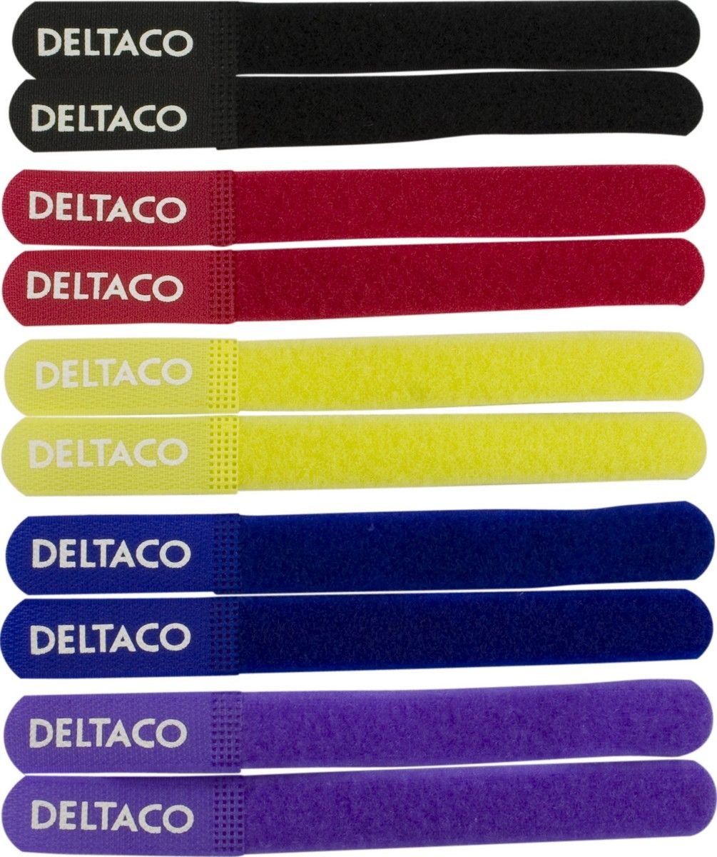 DELTACO CM03, Synthetic Multi-color cable tie
