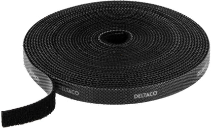 DELTACO CM05S Cable Tie - 5 meters - black