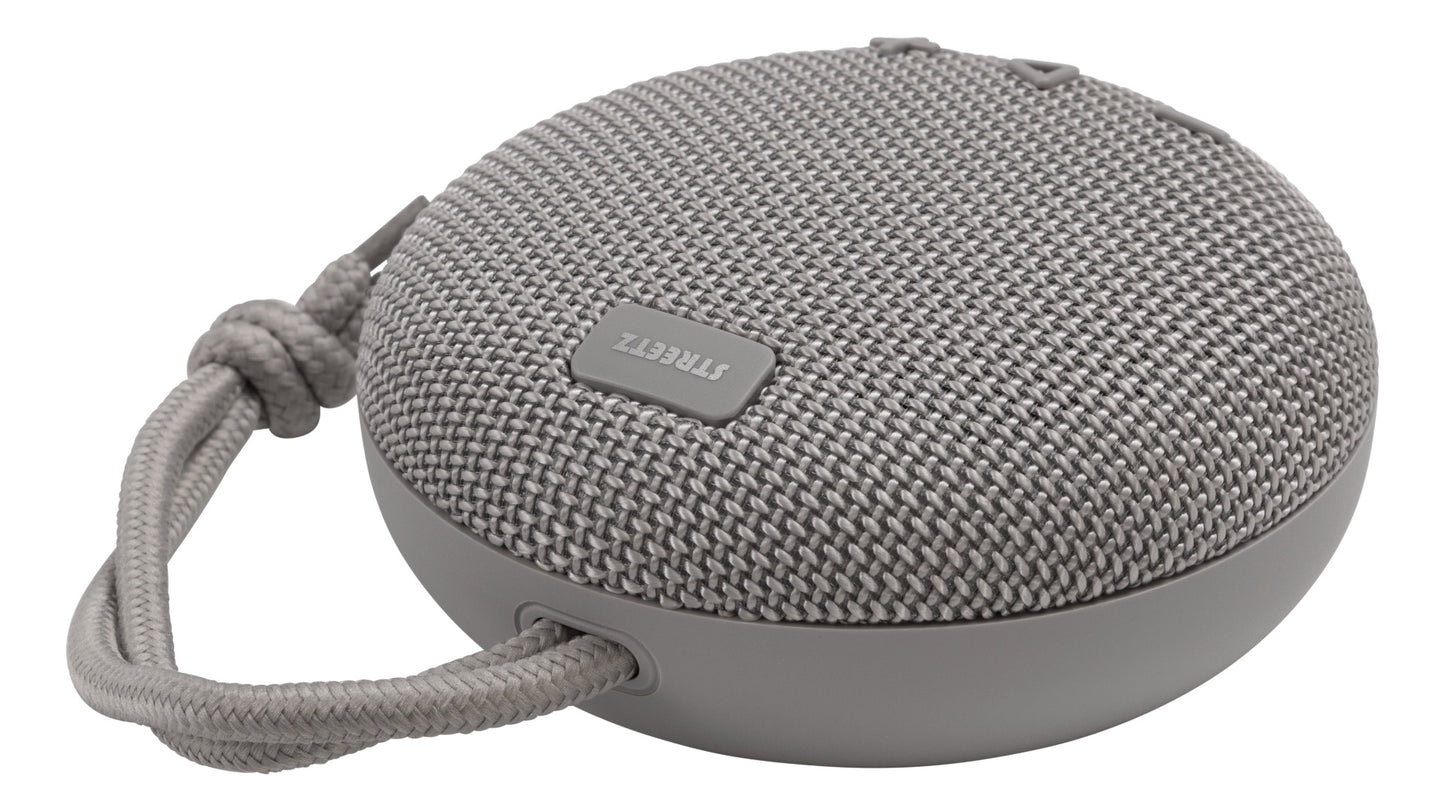 STREETZ CM764 Bluetooth speaker 5W - IPX7 Water resistant - Gray