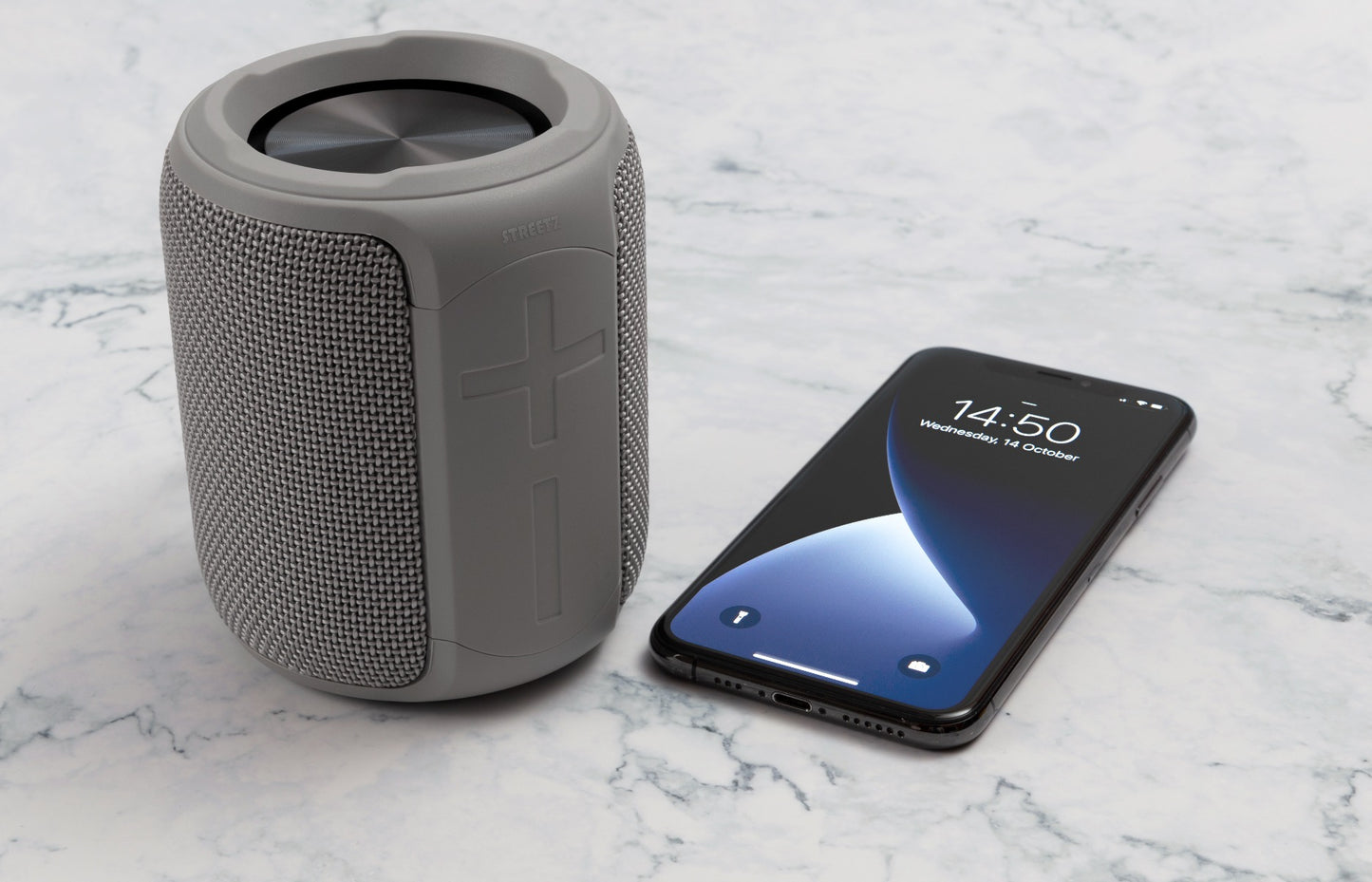 STREETZ CM766 Bluetooth speaker 10W - IPX7 Waterbestendig - Grijs