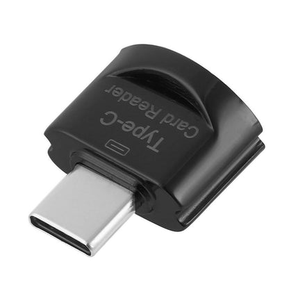 NÖRDIC CRD-007 OTG USB-C 3.1 Kaartlezer - Sleutelhanger - Tot 2TB - 5Gbps - Grijs