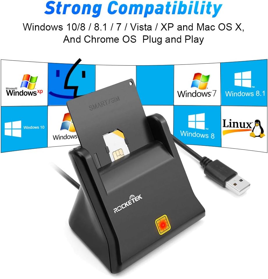 NÖRDIC CRD-019 Simkaart smartcardlezer - USB - ISO7816 - ID-kaarten en EMV Creditcards