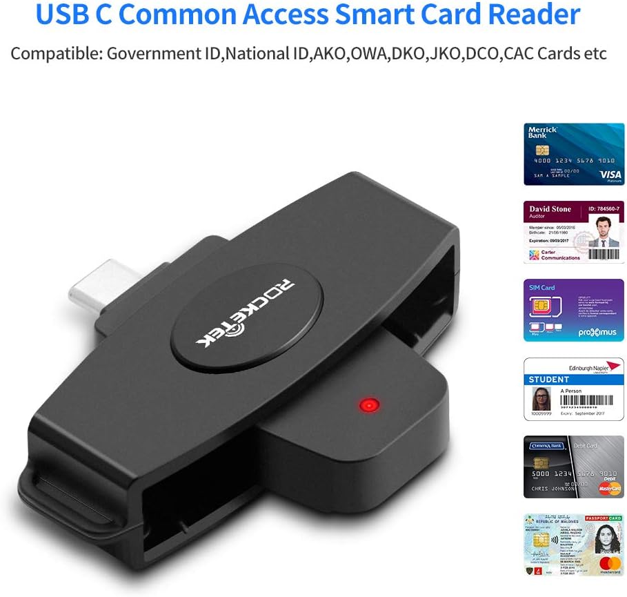 NÖRDIC CRD-021 USB-C Smartcard- en SIM-kaartlezer - ISO7816 - ID-kaart - EMV Creditcard