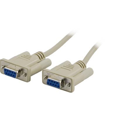 DELTACO DEL-25A 3 meter Beige seriële kabel