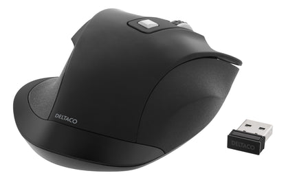 DELTACO OFFICE DELO-0310 Stille draadloze muis - Zwart