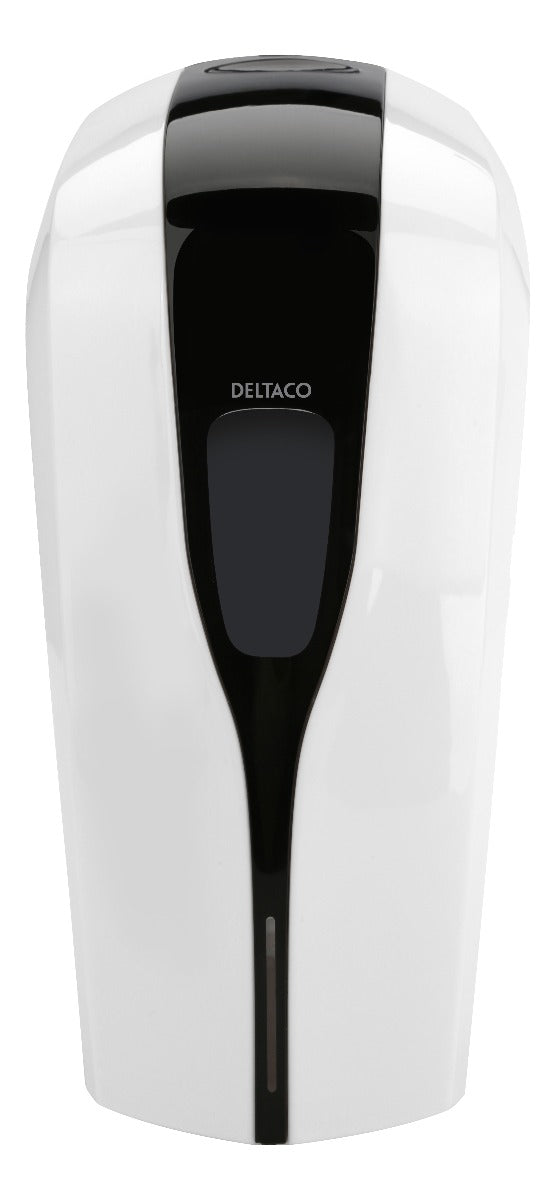DELTACO OFFICE DELO-0600 Contactloze antibacteriële dispenser - 1000ml -Wit/Zwart