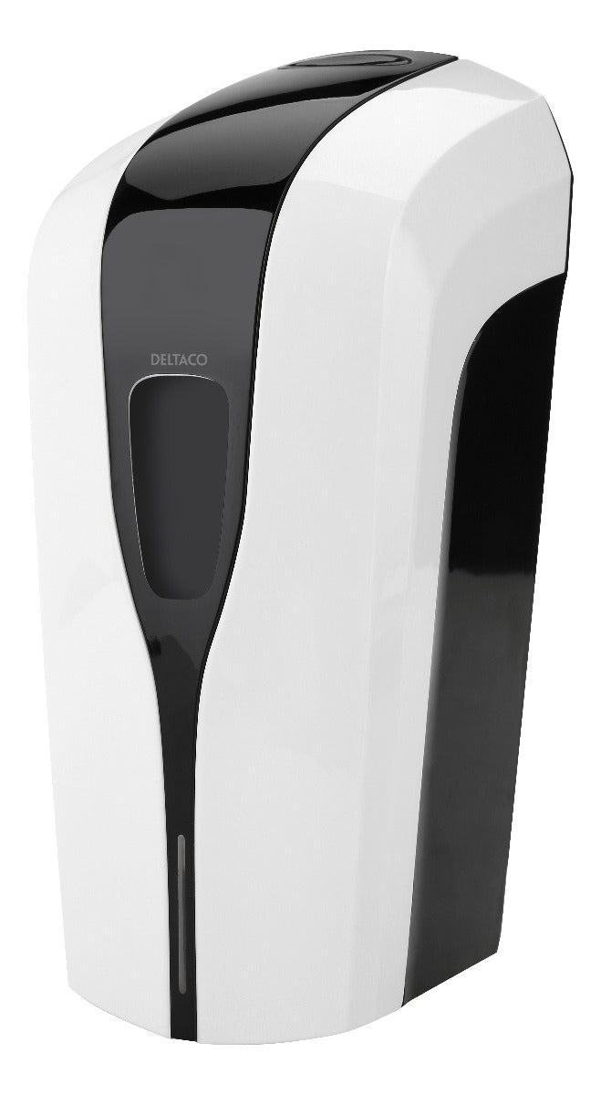 DELTACO OFFICE DELO-0600 Contactloze antibacteriële dispenser - 1000ml -Wit/Zwart