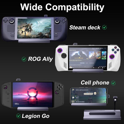 NÖRDIC DOCK-189 Steam Deck Docking station - 1xHDMI4K60Hz, 1xUSB-C PD100W, 3xUSB-A 3.1 5Gbps, 1xRJ45