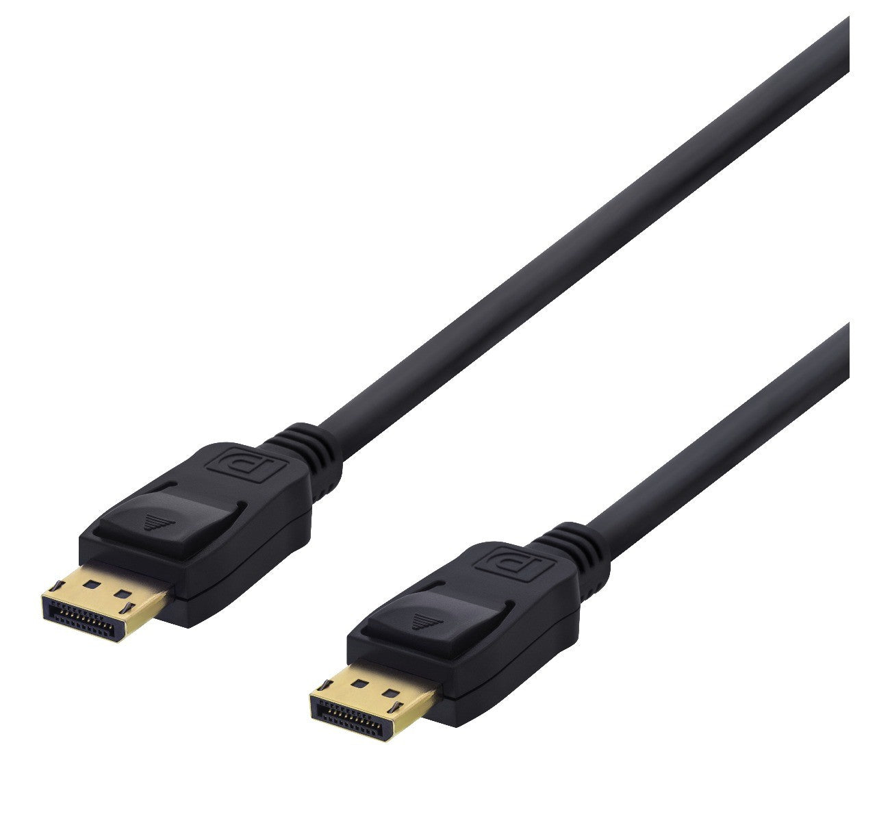DELTACO DP-1005D DisplayPort kabel 4K UHD (60Hz) - DP 1.2 - 0,5 meter