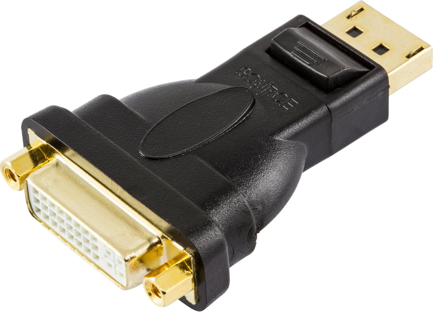 DELTACO DP-DVI - DisplayPort to DVI-I Dual Link Adapter - Full HD 60Hz