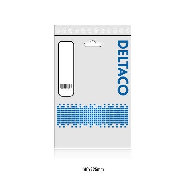 DELTACO DP-MULTI2 Mini DisplayPort to HDMI / VGA / DVI-I adapter - 4K 30 Hz - White