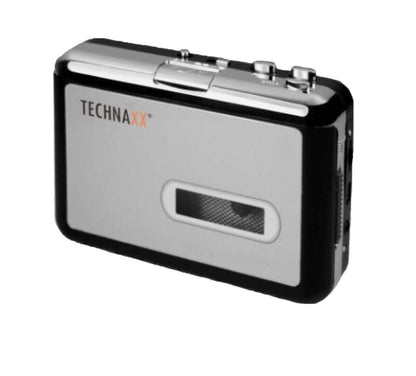 Technaxx USB Cassette Player - Portable Cassette Player - MP3 Converter - Cassette to MP3