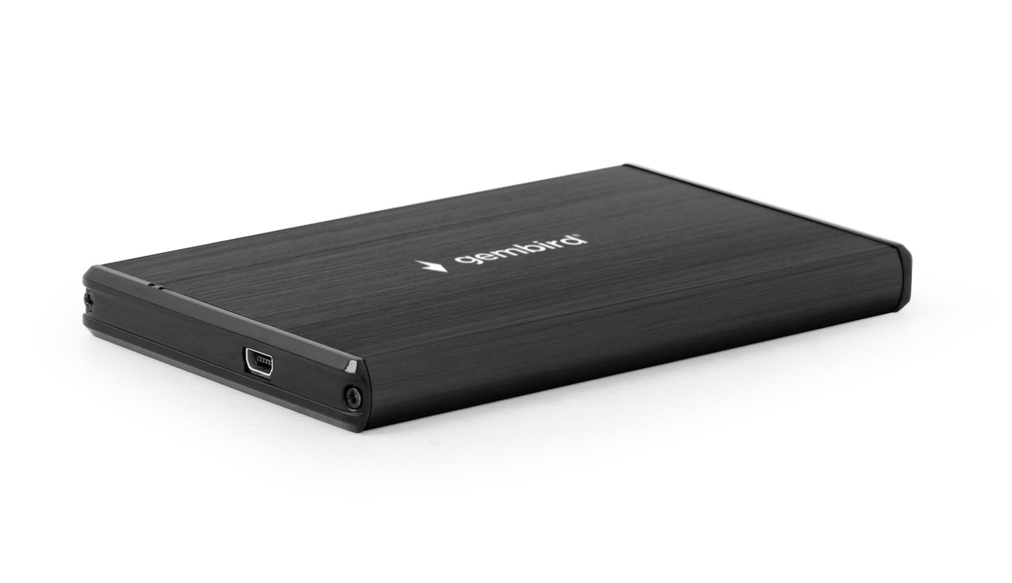 Gembird EE2-U3S-3 External HDD Enclosure - 2.5 inch SATA - USB3.0 - 5 Gbps - Black