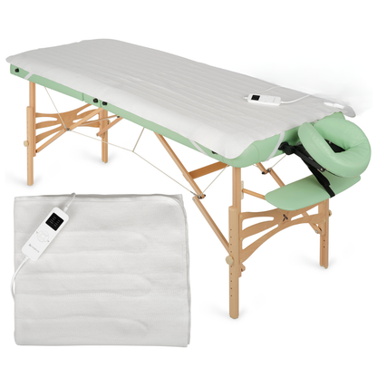 Elektrische Verwarmingsmat voor Massagetafels - 75 x 180 cm - 4 Warmtestanden & Timer - Professionele Kwaliteit