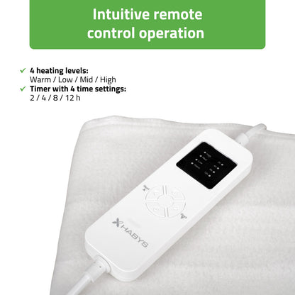Elektrische Verwarmingsmat voor Massagetafels - 75 x 180 cm - 4 Warmtestanden & Timer - Professionele Kwaliteit