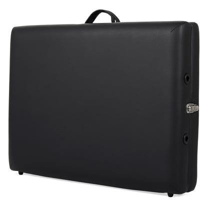 Massage table Aluminum Black - 193cm - Up to 250kg