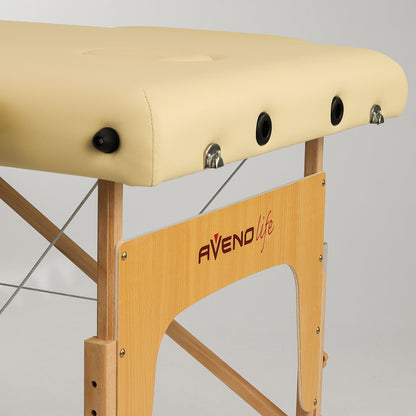Massagetafel M11L Tweedelig Beige