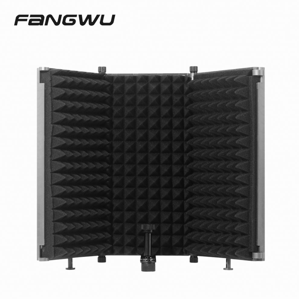 NÖRDIC ES-100 Microfoon reflectiefilter - Opvouwbaar - 35x28x4cm - Zwart
