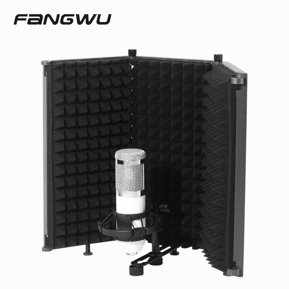 NÖRDIC ES-100 Microfoon reflectiefilter - Opvouwbaar - 35x28x4cm - Zwart