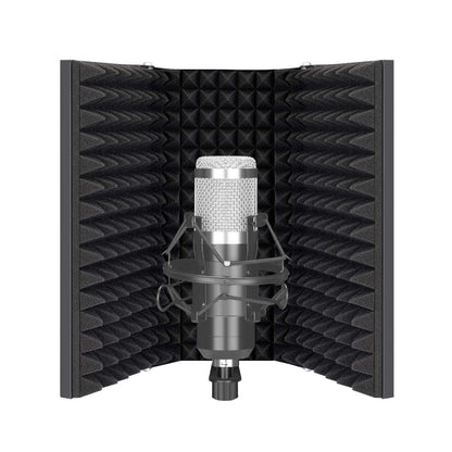 NÖRDIC ES-100 Microfoon reflectiefilter - Opvouwbaar - 35x28x4cm - Zwart