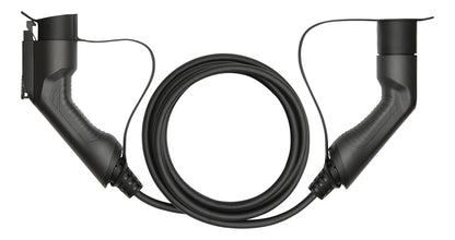 DELTACO EV-1103 e-Charge cable - Type 2 to Type 1 - 1-phase - 16A - 3.6KW - 3 m - Black