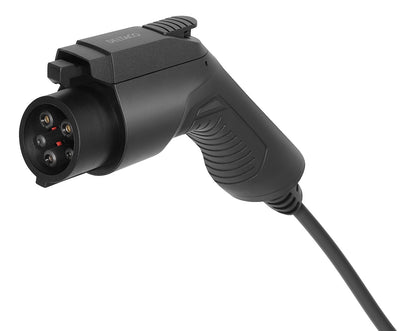 DELTACO EV-1107 e-Charge kabel - Type 2 naar Type 1 - 1-fase - 16A - 3.7KW - 7 m - Zwart