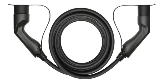 DELTACO EV-32010 e-Charge kabel - Type 2 naar Type 2 - 3-fase - 32A -22KW - 10 m - Zwart