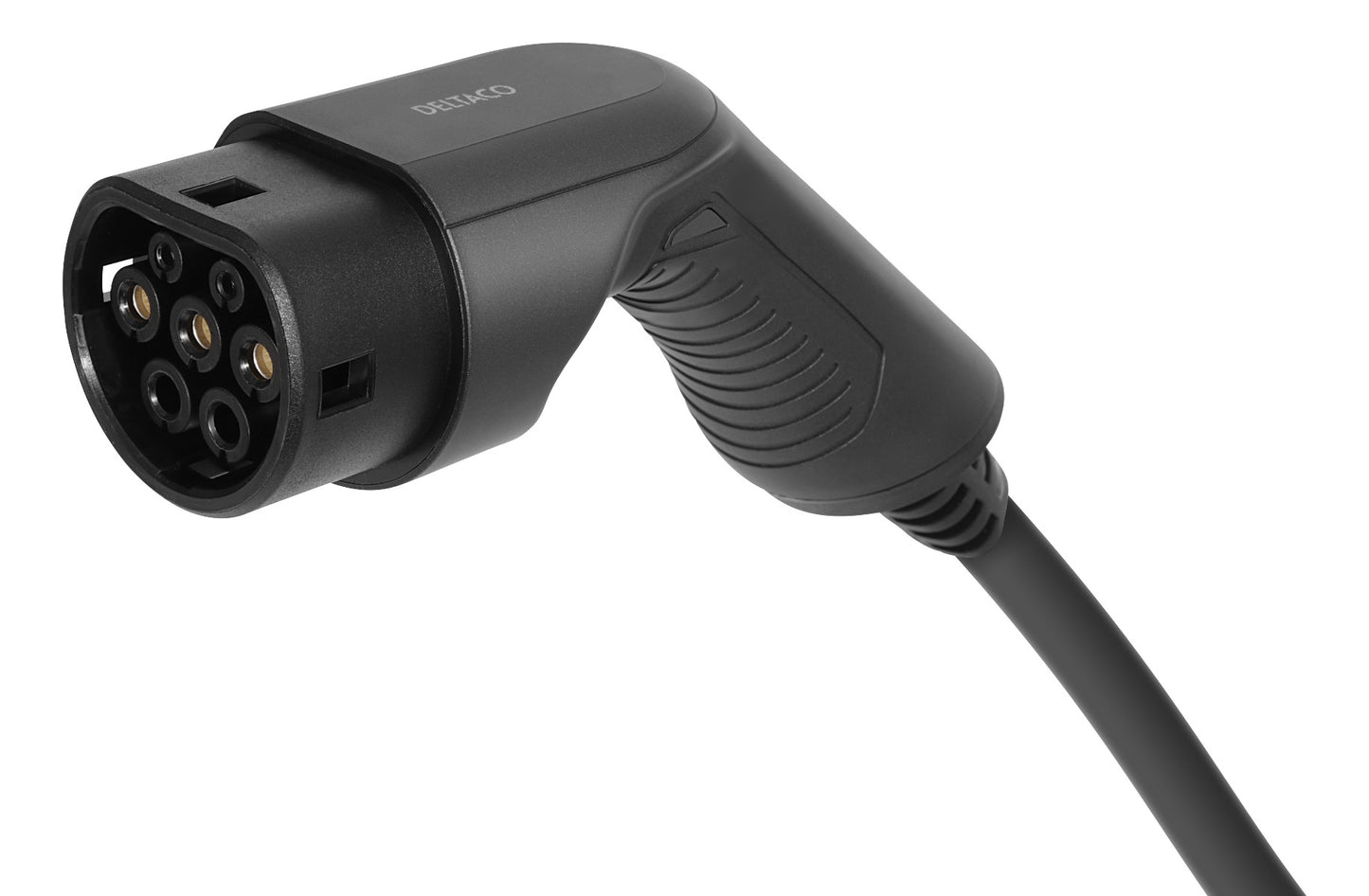 DELTACO EV-32110 e-Charge kabel - Type 2 naar Type 2 - 3-fase - 16A -11KW - 10 m - Zwart