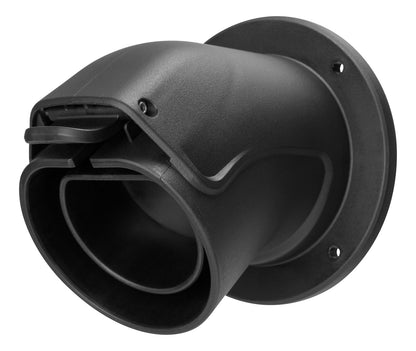 DELTACO EV-5103 Muurbeugel voor Type 2 haakse laadconnector - Zwart