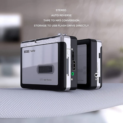 Ezcap EZCAP231 - Cassette Converter - Converteert naar MP3 - Opslag op USB-Drive - Stereo