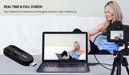 EZCAP - EZCAP331 Plug&Play Video-opname Adapter - Game Capture - Cam Link 4K - USB3.1 - 120 fps