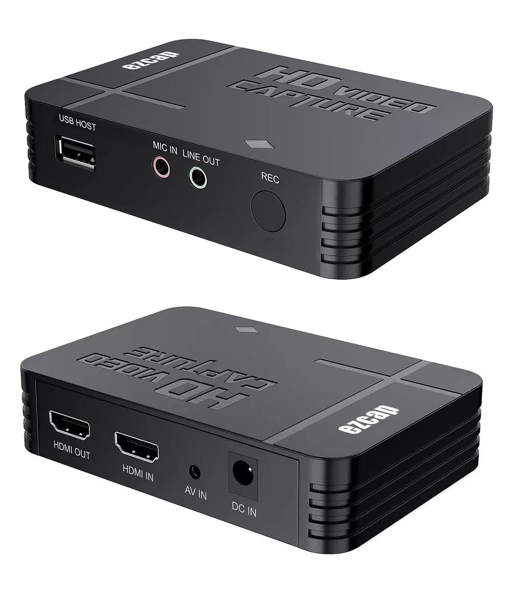 Ezcap EZCAP288 HDMI AV Video Capture Card - Composiet - 1080p - USB2.0 - Zwart