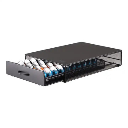 Vertuoline Capsule Holder with Pull-out Tray - 40 Capsules - 42x28x8.5cm