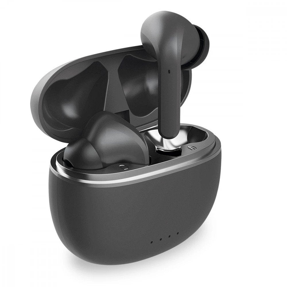 Fontastic 261893 Draadloze Oordopjes In-ear met Oplaaddoos  - ANC  - Bluetooth 5.3  - Zwart