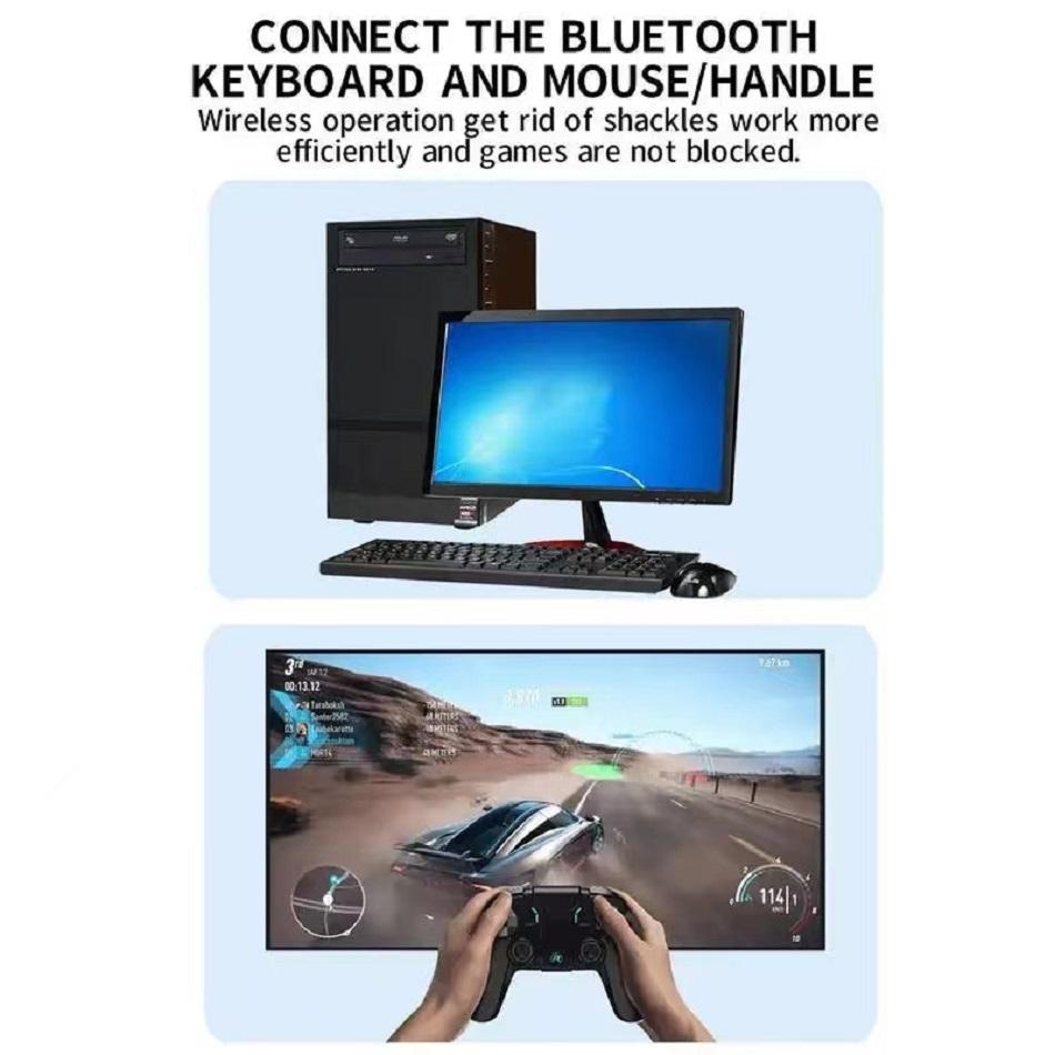 NÖRDIC USB Bluetooth Adapter - Dongle  - Geschikt voor PC, Smartphone, Headset - Windows 11/10/8.1