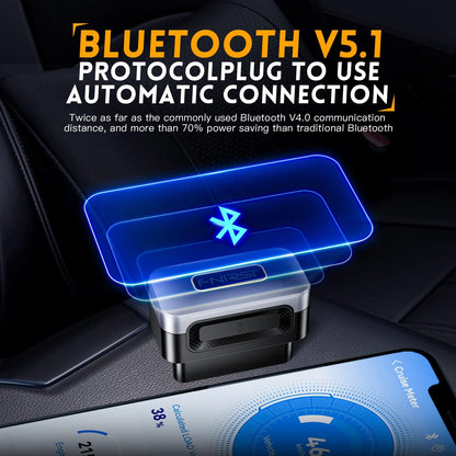 FNIRSI Auto OBD2 Scanner - Bluetooth - Geschikt voor voor iOS en Android - Auto Uitleesapparatuur