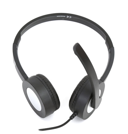 Platinet FH5400 On ear Headphones with Microphone - Black