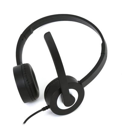 Platinet FH5400 On ear Headphones with Microphone - Black